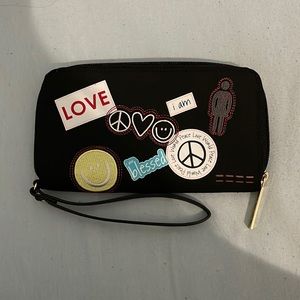 PEACE LOVE WORLD Wristlet